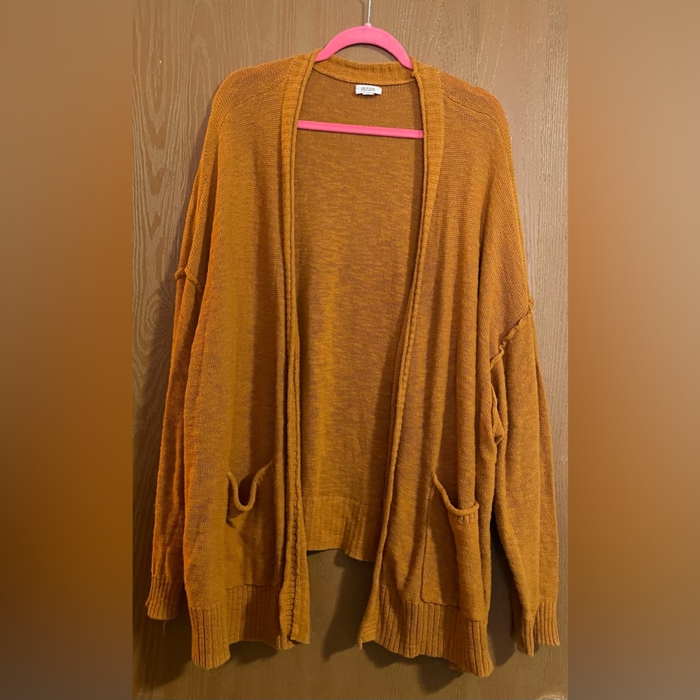 ANA cardigan knit sweater Plus Size 26/28 open knit and oversized